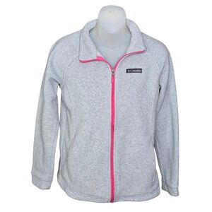 Columbia‎ Girls Benton Springs Fleece Jacket Size XL Winter Cozy Cirrus Gray